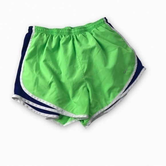 Nike Pants - Nike dri-fit green and blue athletic shorts size Medium women’s